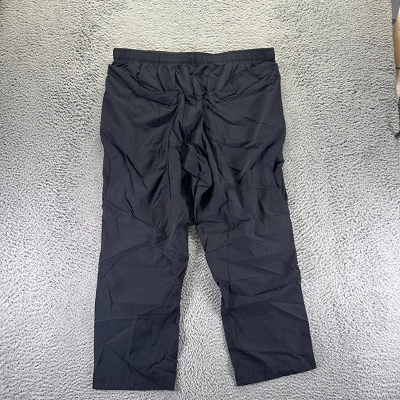 Paskho Pant Mens XL Black Nylon Windbreaker Straight Hiking Gorpcore Stretch - Picture 4 of 12